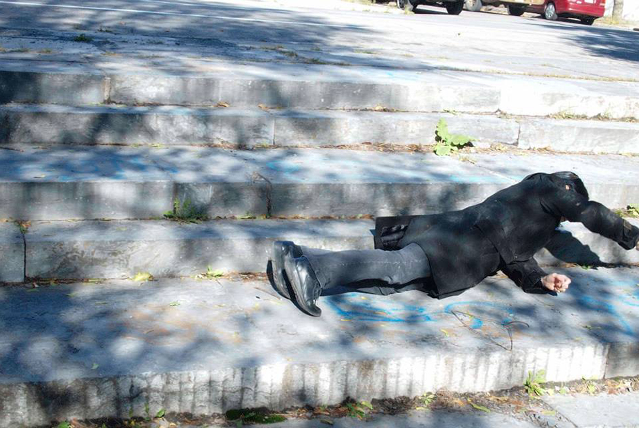 Nicole Panneton - Rouler et s'enrouler - Sonder la track - 9 octobre 2013 - Crédit photographique Julie Laurin